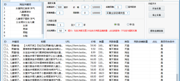 小导弹采集软件淘宝拼多多无限采集无需token（小导弹采集官网首页）代办电商出版物，